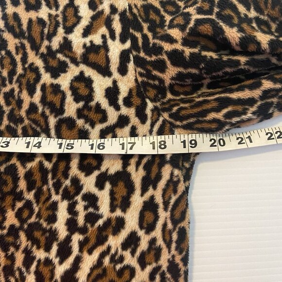 Nick & Nora Pajamas PJs Animal Print Fleece Footie Footed Costume Cheetah Size S - Picture 11 of 11